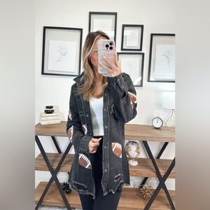 Game day shacket NWT
